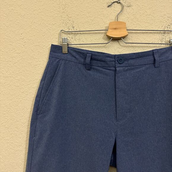 VINEYARD VINES Men's Chino Breaker Shorts Golf in Heather Blue - Picture 3 of 12